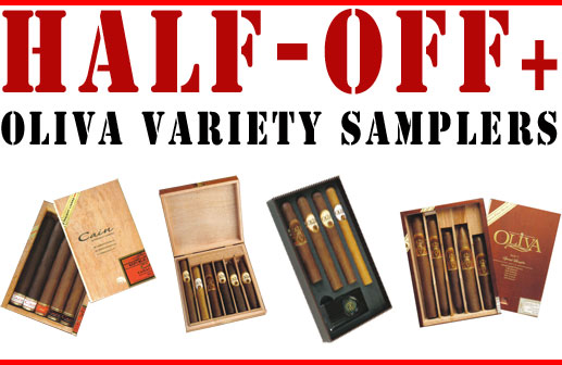 Half-off Oliva Variety Samplers