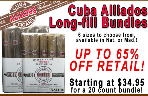 Cuba Alliados Bundles at up to 65% off retail